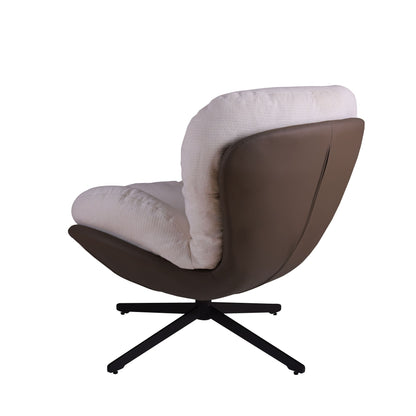 360° Swivel Office Chair, No Wheels