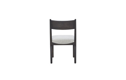 Comfortable Upholstery Cresent Chair (Set of 2) - Peppercorn