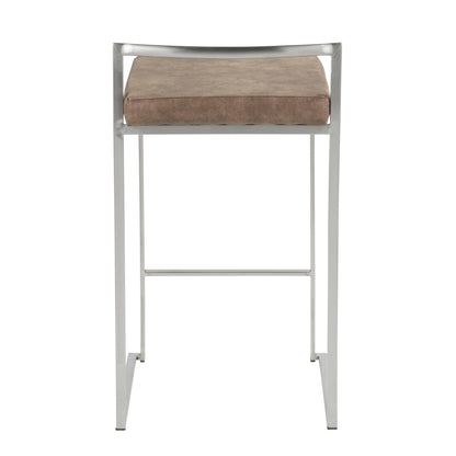 Fuji - Contemporary Elegant Stackable Counter Stool Set