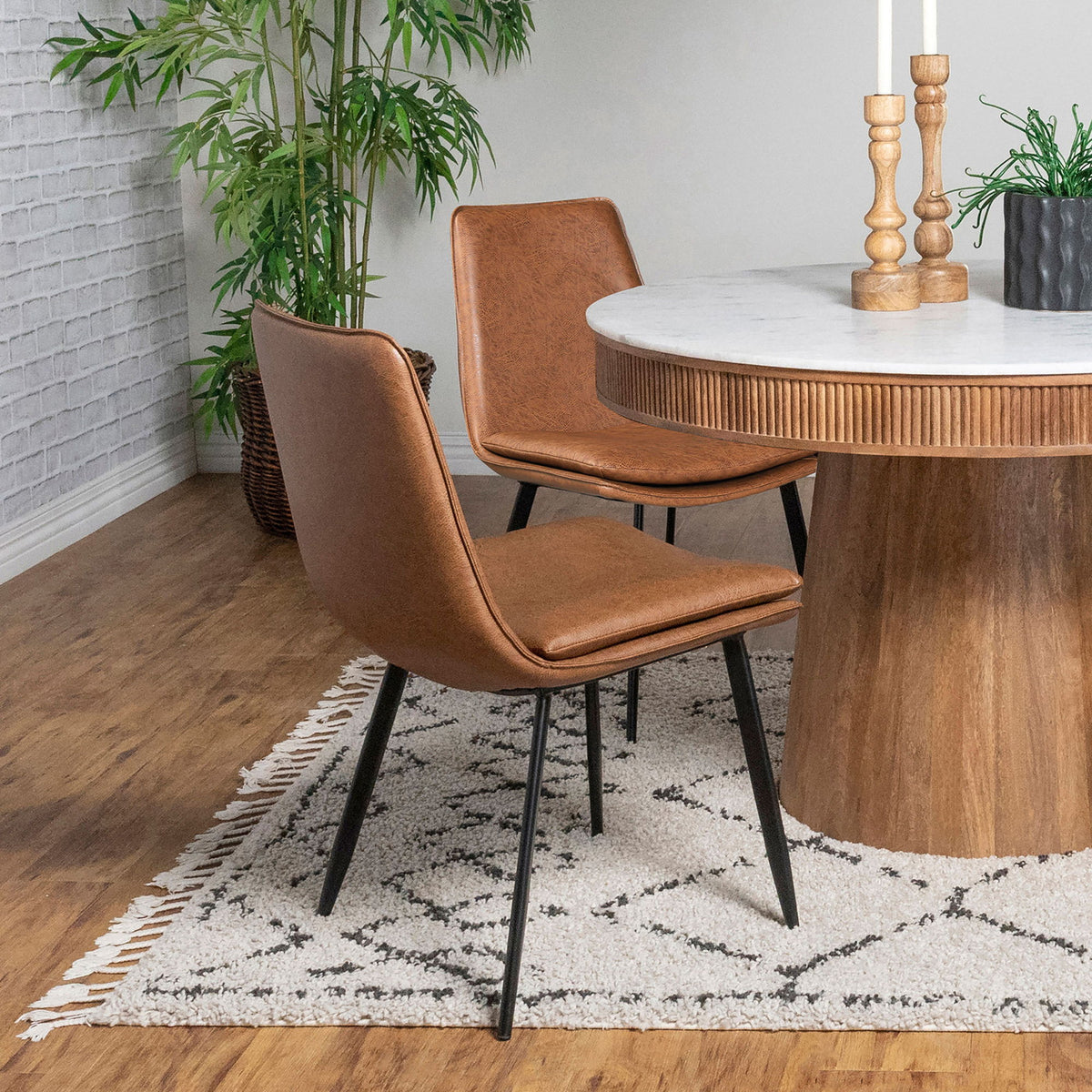 Feast - Coffee Dining Chair (Set of 2) - Coffee