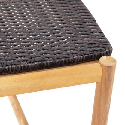 Cambria - Rustic 3 Seater Bench - Teak