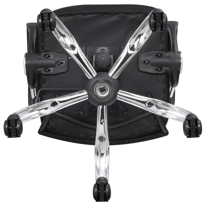 Swivel Office Chair With Base Adjustable Height - Black