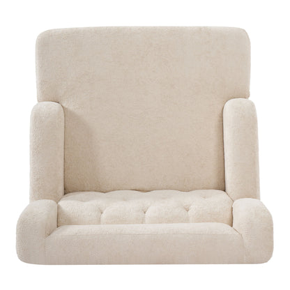 Modern Tufted Upholstered Accent Chair For Living Room