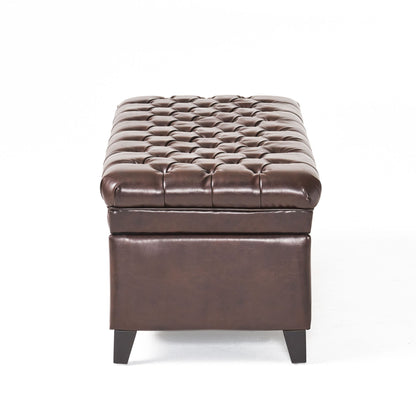 Juliana - Storage Ottoman With Birch Legs
