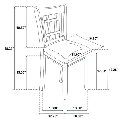 Hester - 5 Piece Dining Set - Espresso