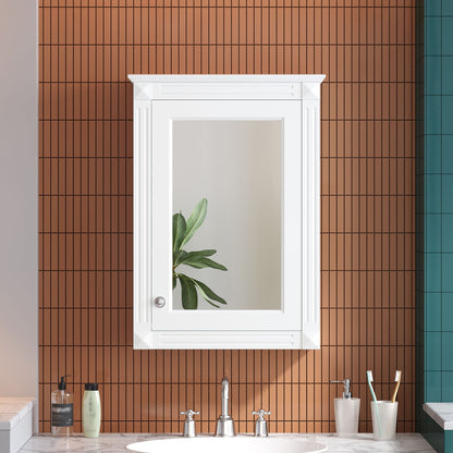 Wall Mounted Bathroom Storage Medicine Cabinet For Over Toilet With Mirror
