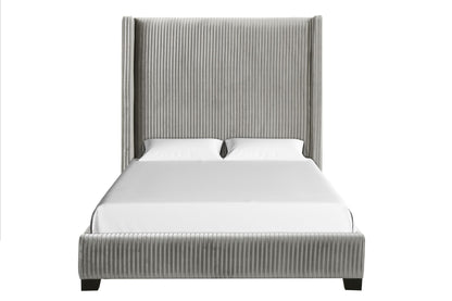 Upholstered Bed, Space-Saving Design