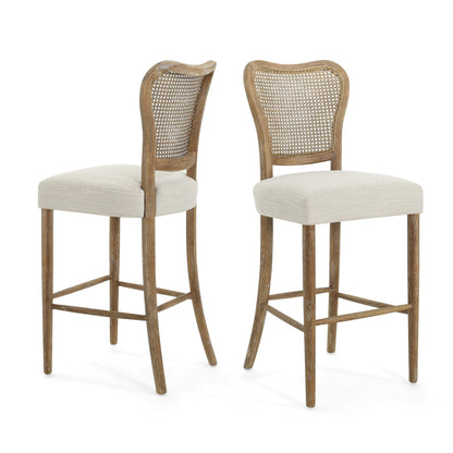 Barstool (Set of 2) - Dark Brown
