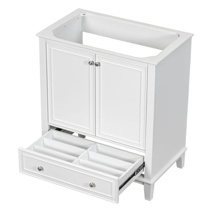 Modern Bathroom Vanity Base Only With Doors And Drawer