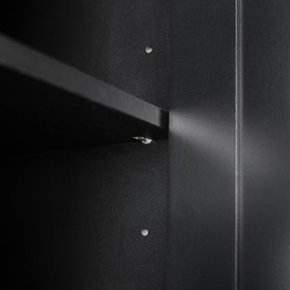 Freestanding Tall Bathroom Cabinet With Soft Close Doors And Adjustable Shelves