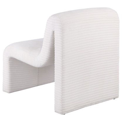 Winne - Curved Armless Accent Chair