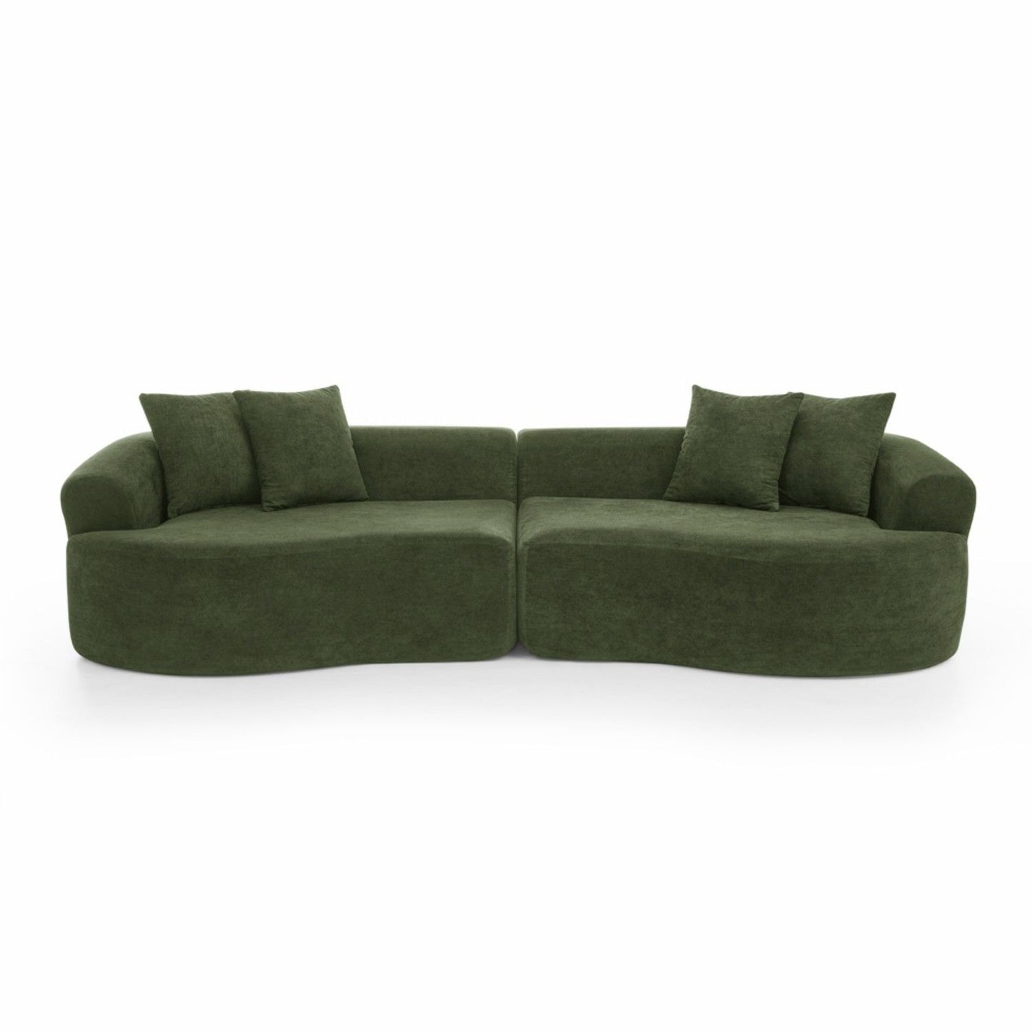 4 Seater Curved Cloud Sectional Sofa