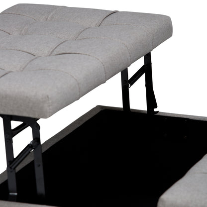 Harrison - Upholstered Coffee Table Storage Ottoman