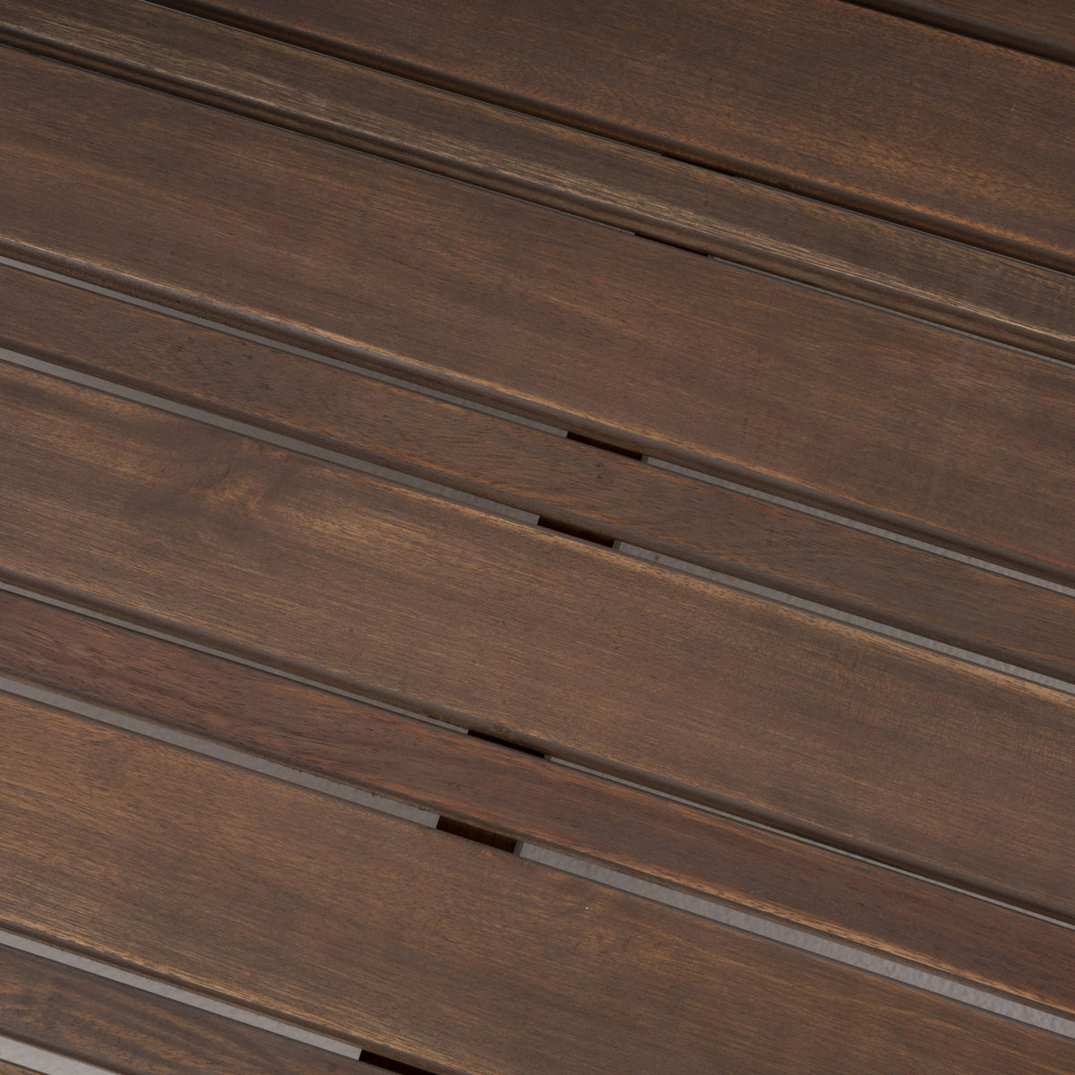 Oana Brava - Rustic Coffee Table With Slat Panel Design - Gray