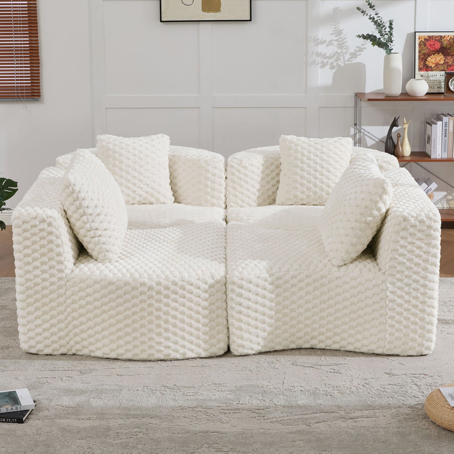 Modular Sectional Sofa With Free Combination Design