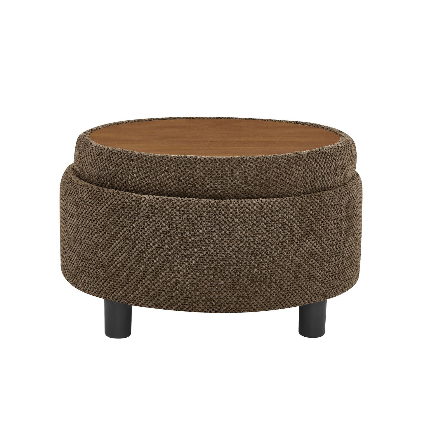 Storage Round Footstool Table Ottoman