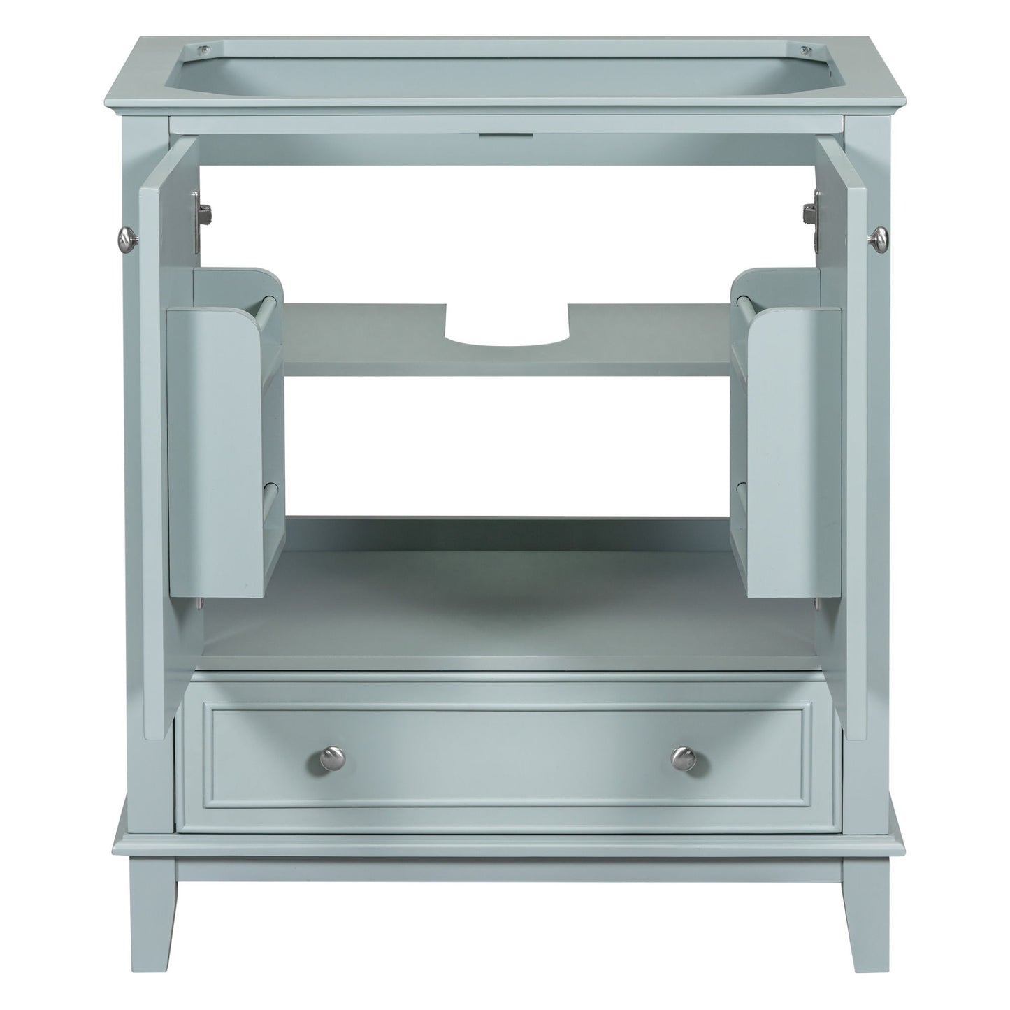 Modern Bathroom Vanity Base Only With Doors And Drawer