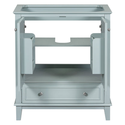 Modern Bathroom Vanity Base Only With Doors And Drawer