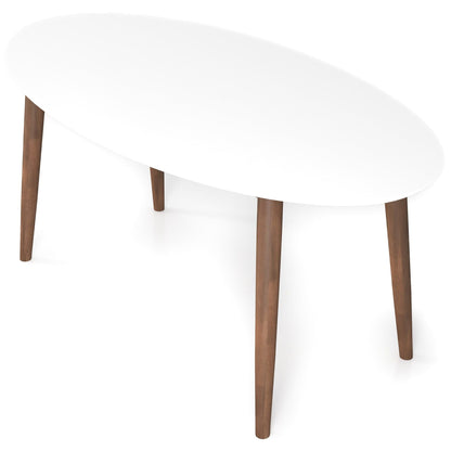 Ada - Mid-Century Modern Style Oval Dining Table
