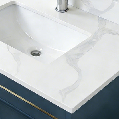 Bathroom Vanity Top With Undermount Single Bowl Sink