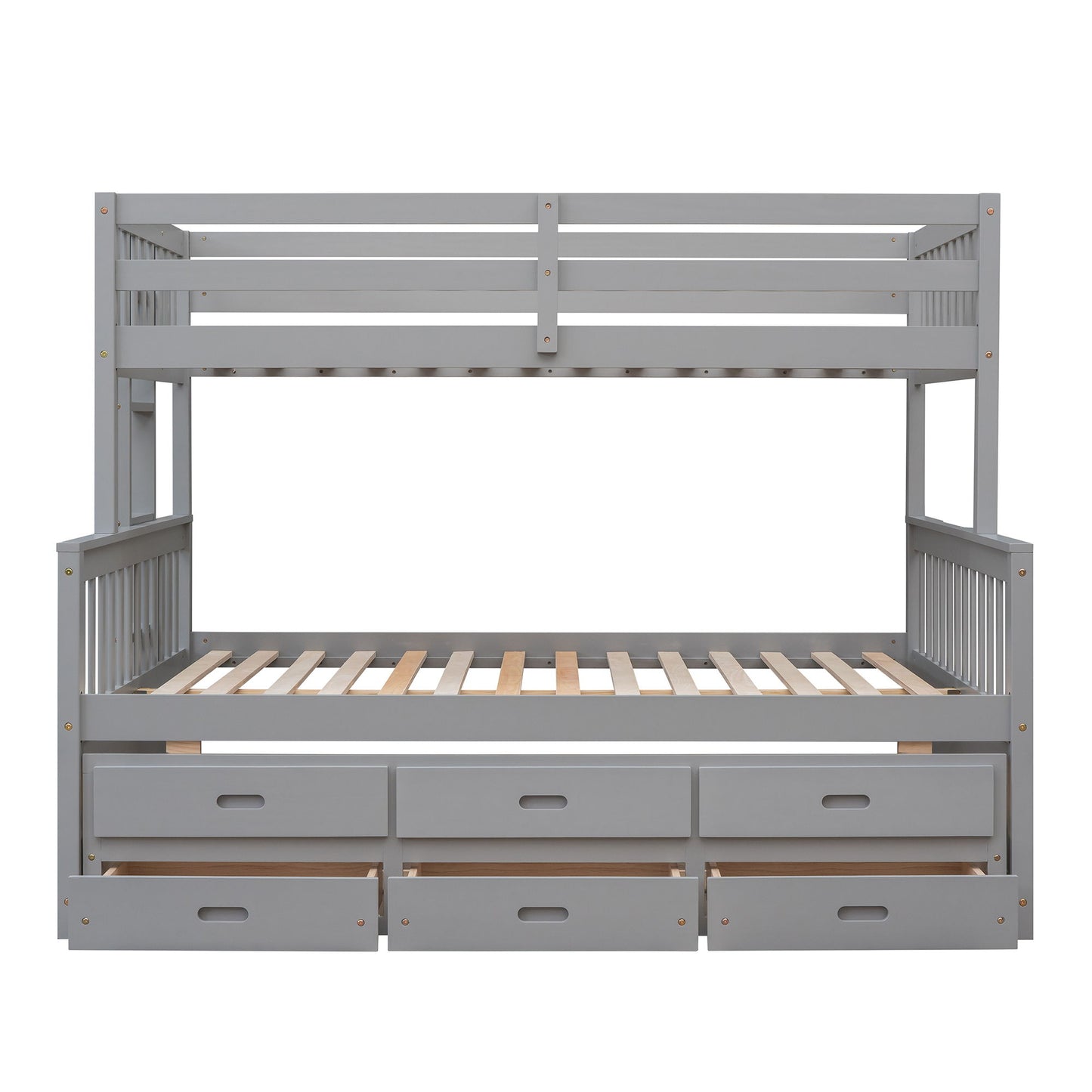 Bunk Bed With Twin Size Trundle And Drawers
