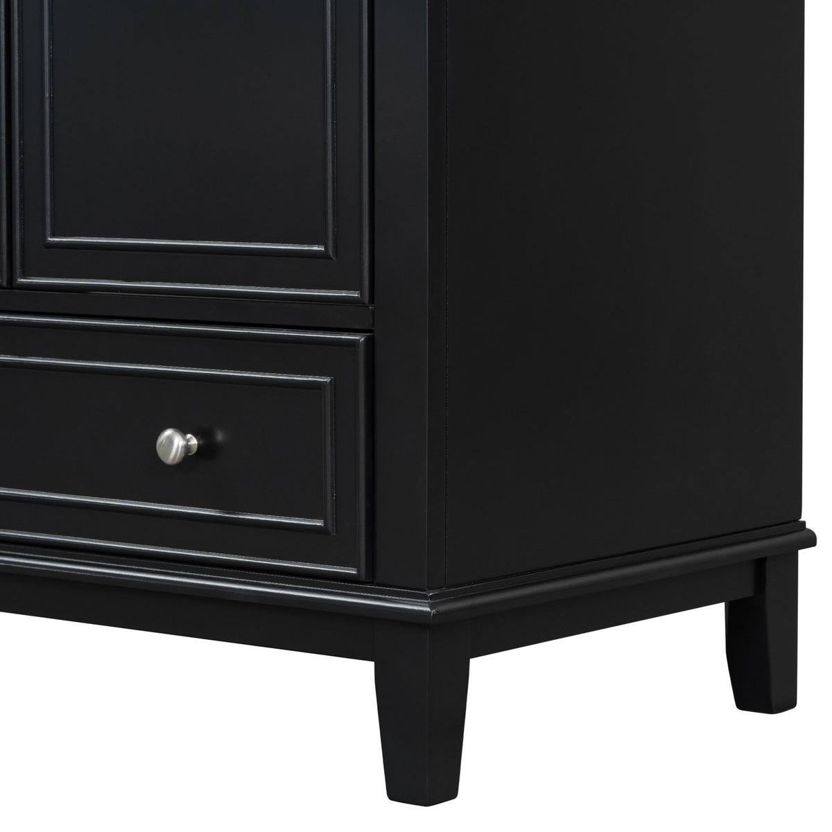 Modern Bathroom Vanity With Sink Combo, Multi Functional Cabinet With Doors And Drawer