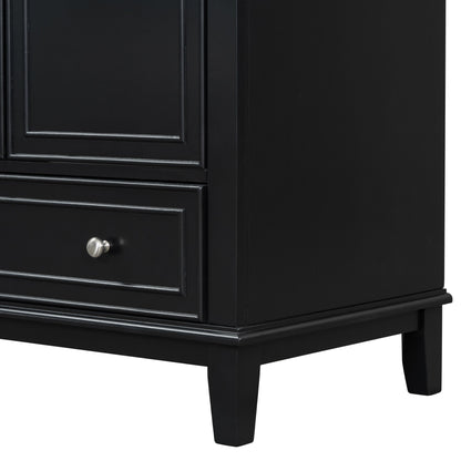 Modern Bathroom Vanity Base Only With Doors And Drawer