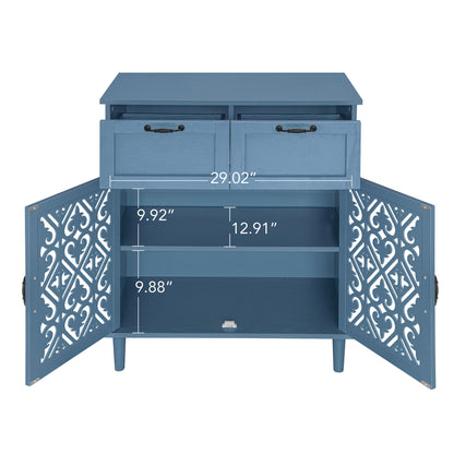 2 Door 2 Drawer Elegant Cabinet