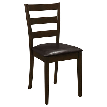 Arvin - 5 Piece Dining Set With Rectangular Table And Bench With Seats - Cappuccino