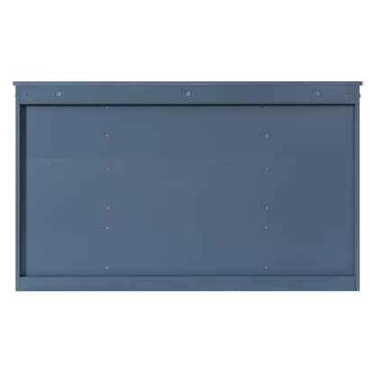 Wall-Mounted Mirror Cabinet With Adjustable Shelf And Open Shelves