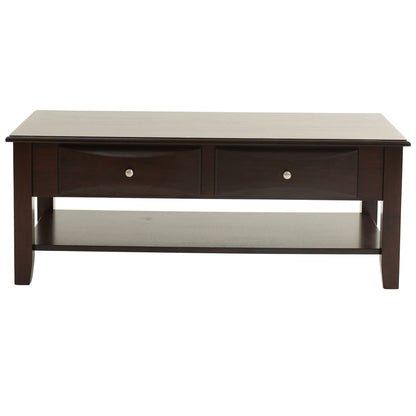 Table Set With Drawers And Open Shelf Storage