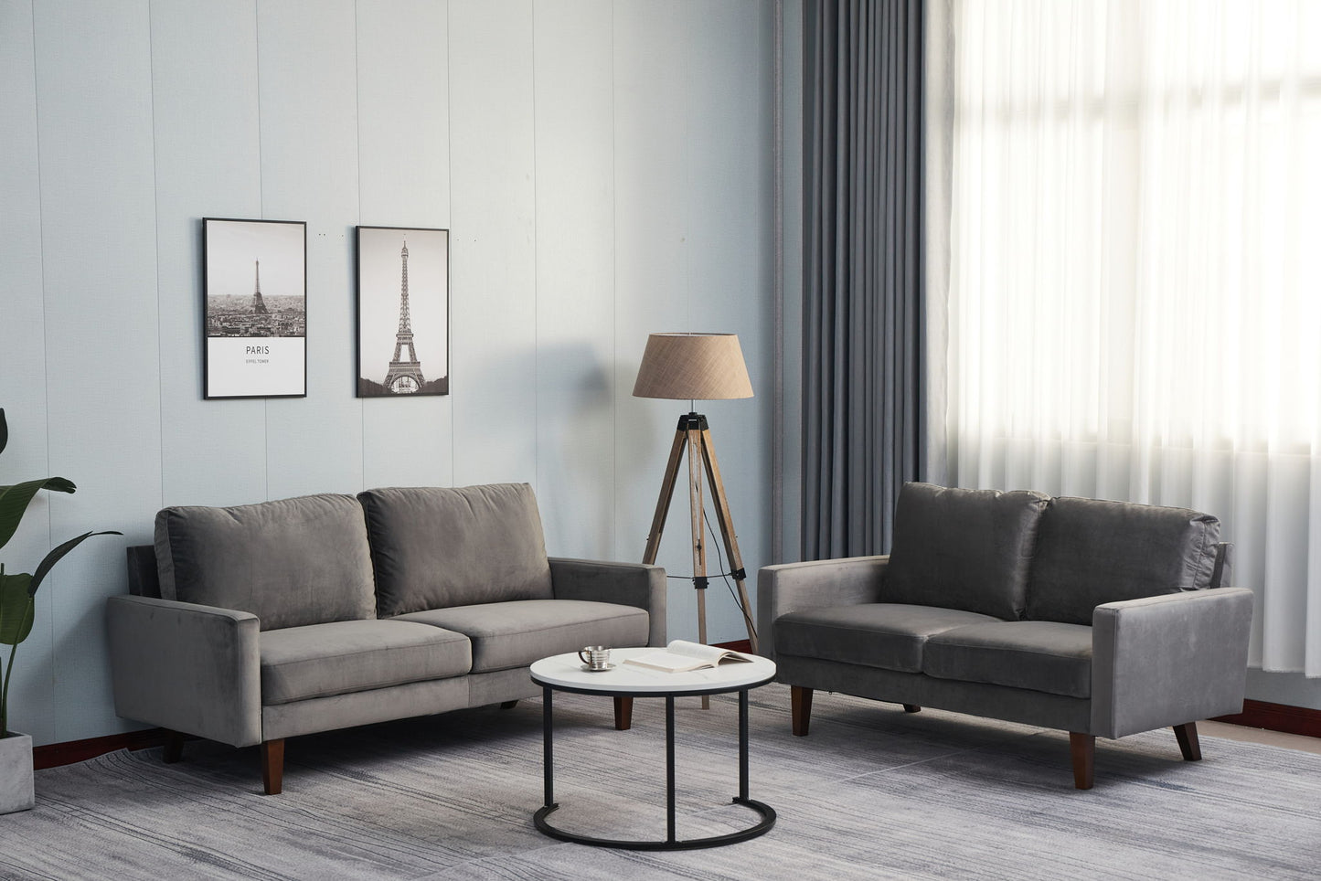 Comfortable Loveseat With Durable Construction