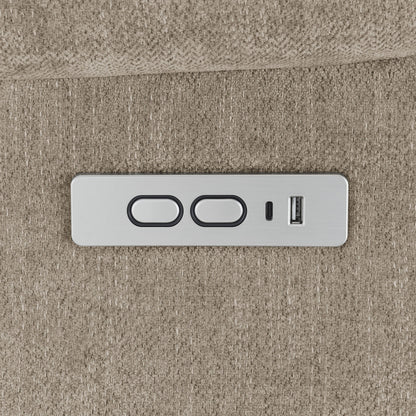 Beca - Upholstered Power Lift Recliner With Cupholders And USB Charging