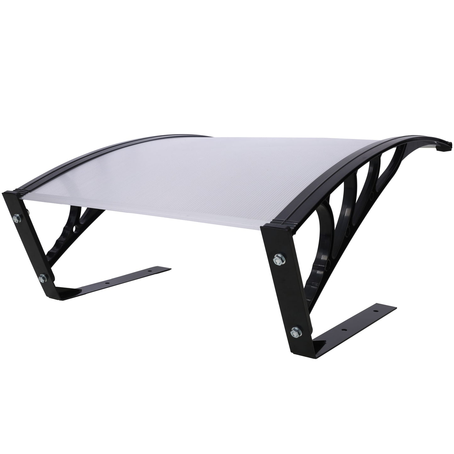 Weather Resistant Polycarbonate Canopy Outdoor Shade Cover For Robotic Lawn Mowers - Black