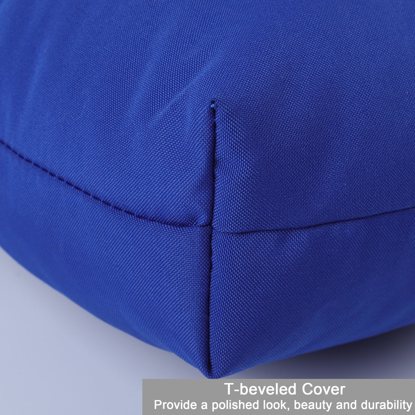 2 Piece High Back Patio Chair Cushion Set