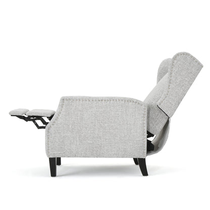 Westeros Wing Back Fabric Upholstered Recliner