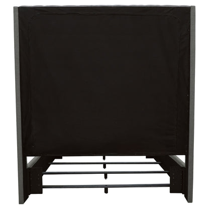 Copper - Tufted Upholstered Panel Bed