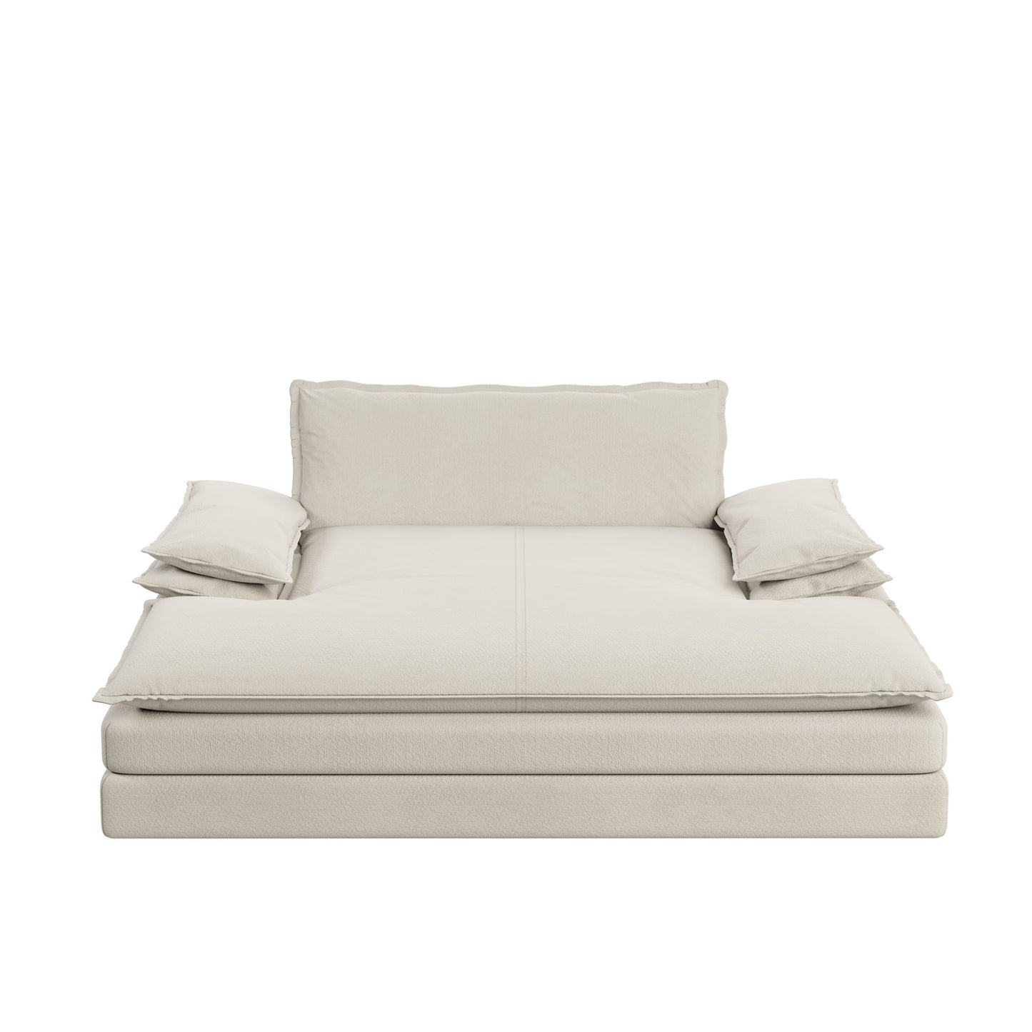 Modern Oversized Double Chaise Lounge Chair