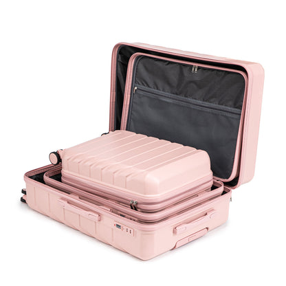 3 Pieces Set 20" / 24" / 28" Spinner Wheel Luggage With Combination Lock