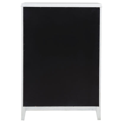 Inverness - 5 Drawer Bedroom Chest - White