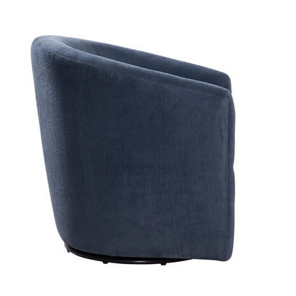 Oaklynn - Barrel Style Swivel Accent Chair