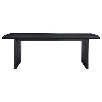 Mason - Removable Extension Leaf Dining Table - Black