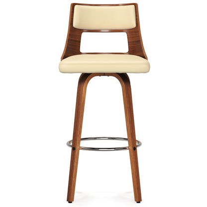 Dallyn - Swivel Bar Stool (Set of 2) - Cream