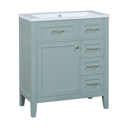 Modern Bathroom Vanity With Sink Combo, 3 Drawers