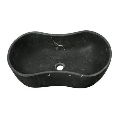 Bathroom Vessel Sink With Wavy Design