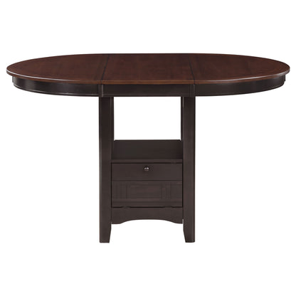 Avonlea - 5 Piece Set With Round Table And Upholstered Chairs - Chestnut