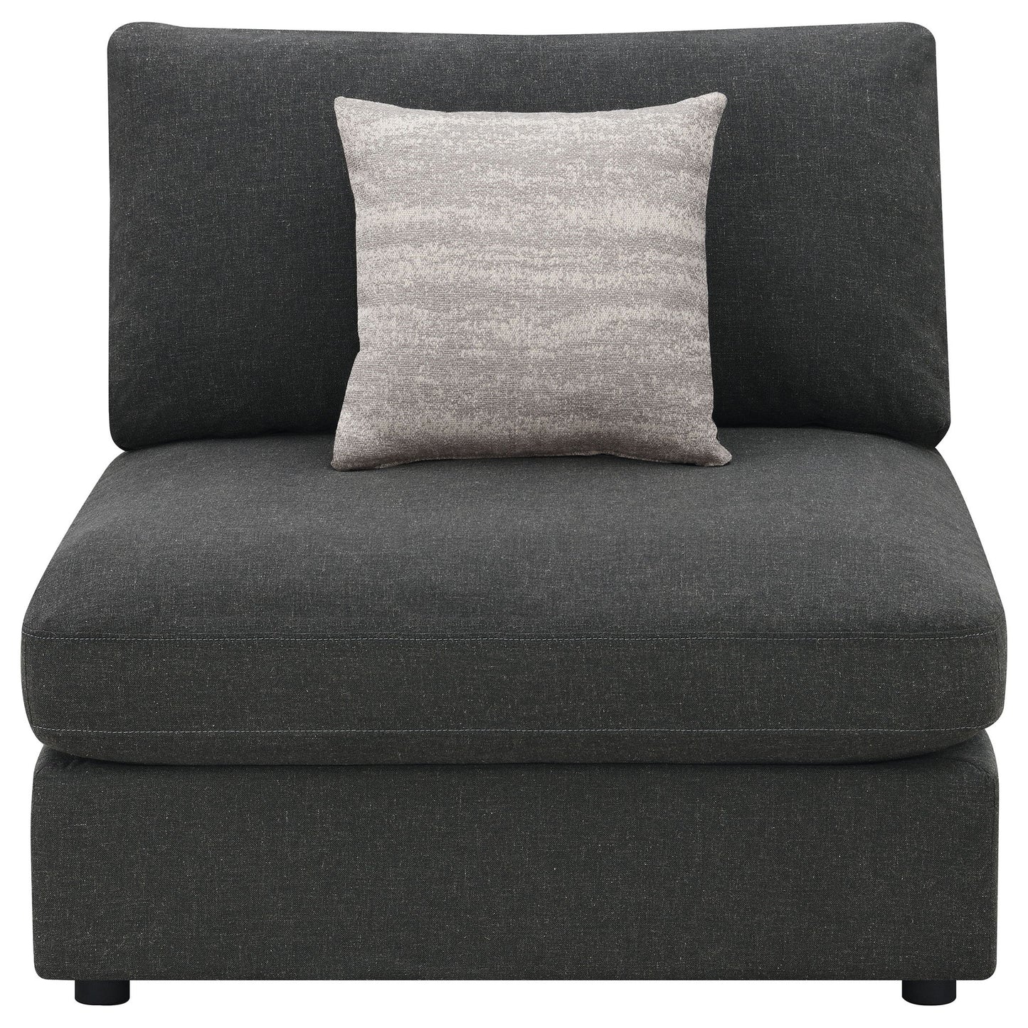 Duncan- Armless Chair With Removable Cushions