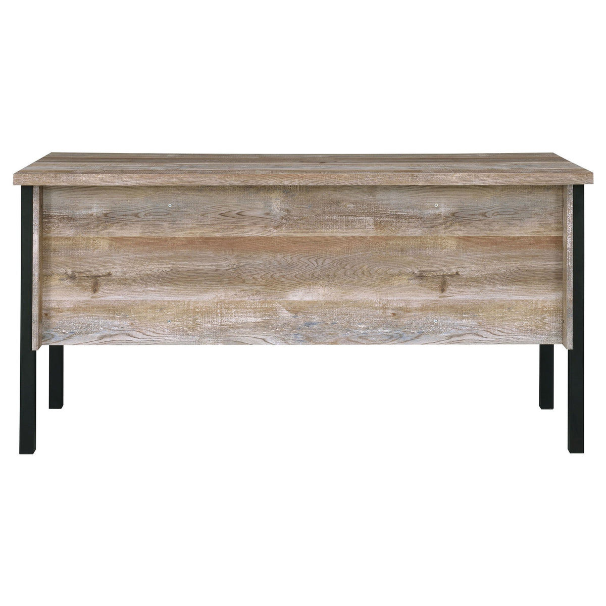 Azura - 4 Drawer Office Desk - Oak