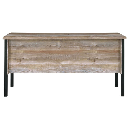 Azura - 4 Drawer Office Desk - Oak