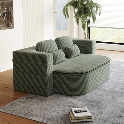 2 In 1 Foldable Sofa Bed With Multi Functional Blanket